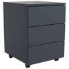 ROLLCONTAINER Anthrazit  - Anthrazit, MODERN, Holzwerkstoff/Kunststoff (39/55/45cm) - MID.YOU