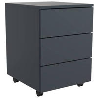 ROLLCONTAINER 39/55/45 cm  - Anthrazit, Modern, Holzwerkstoff/Kunststoff (39/55/45cm) - MID.YOU