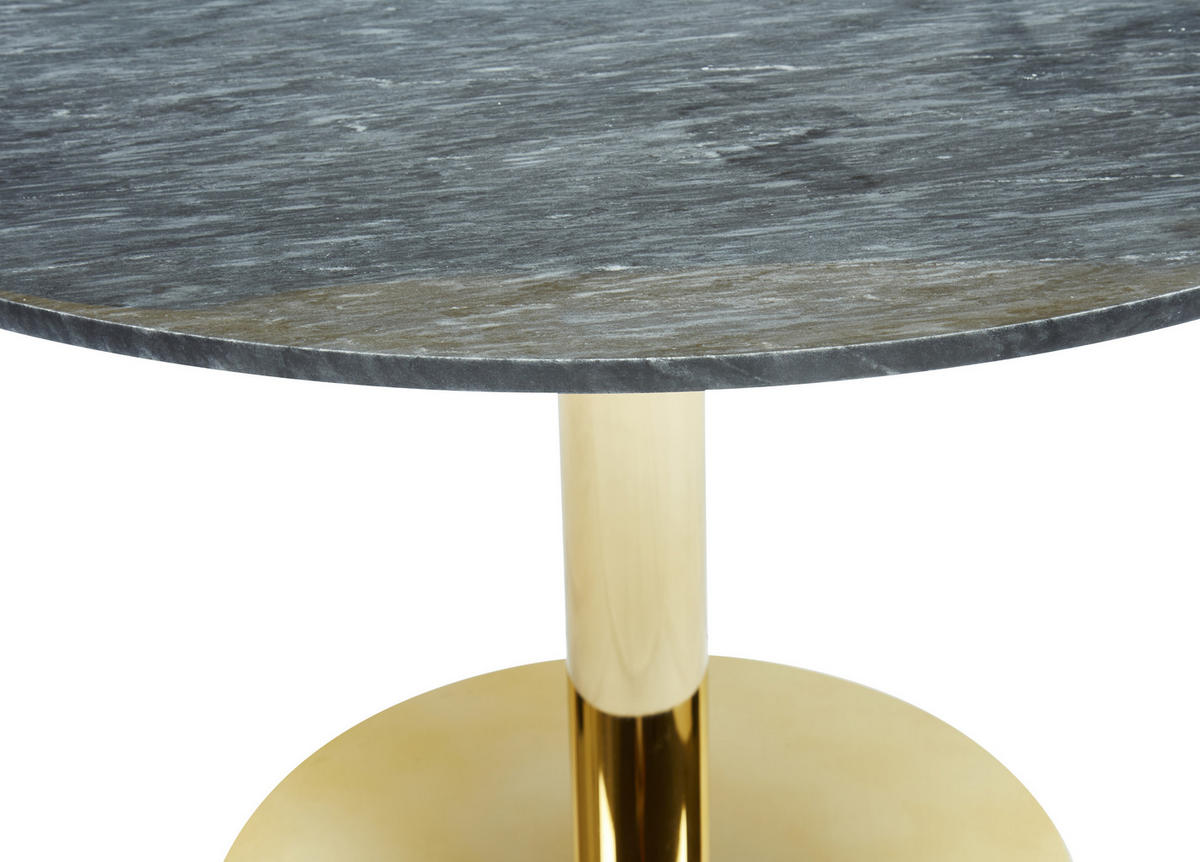 SOFFBORD i metall, sten 106/48 cm  - mässingsfärgad/grå, Modern, metall/sten (106/48cm) - Novel