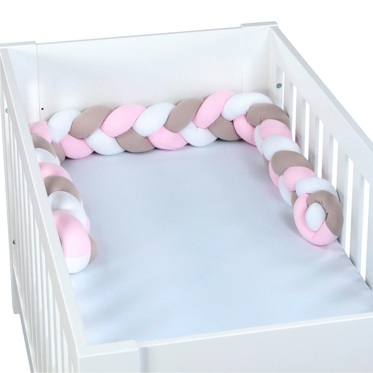 NESTCHENSCHLANGE  200/13/13 cm   - Beige/Weiß, Basics, Textil (200/13/13cm) - Babybay