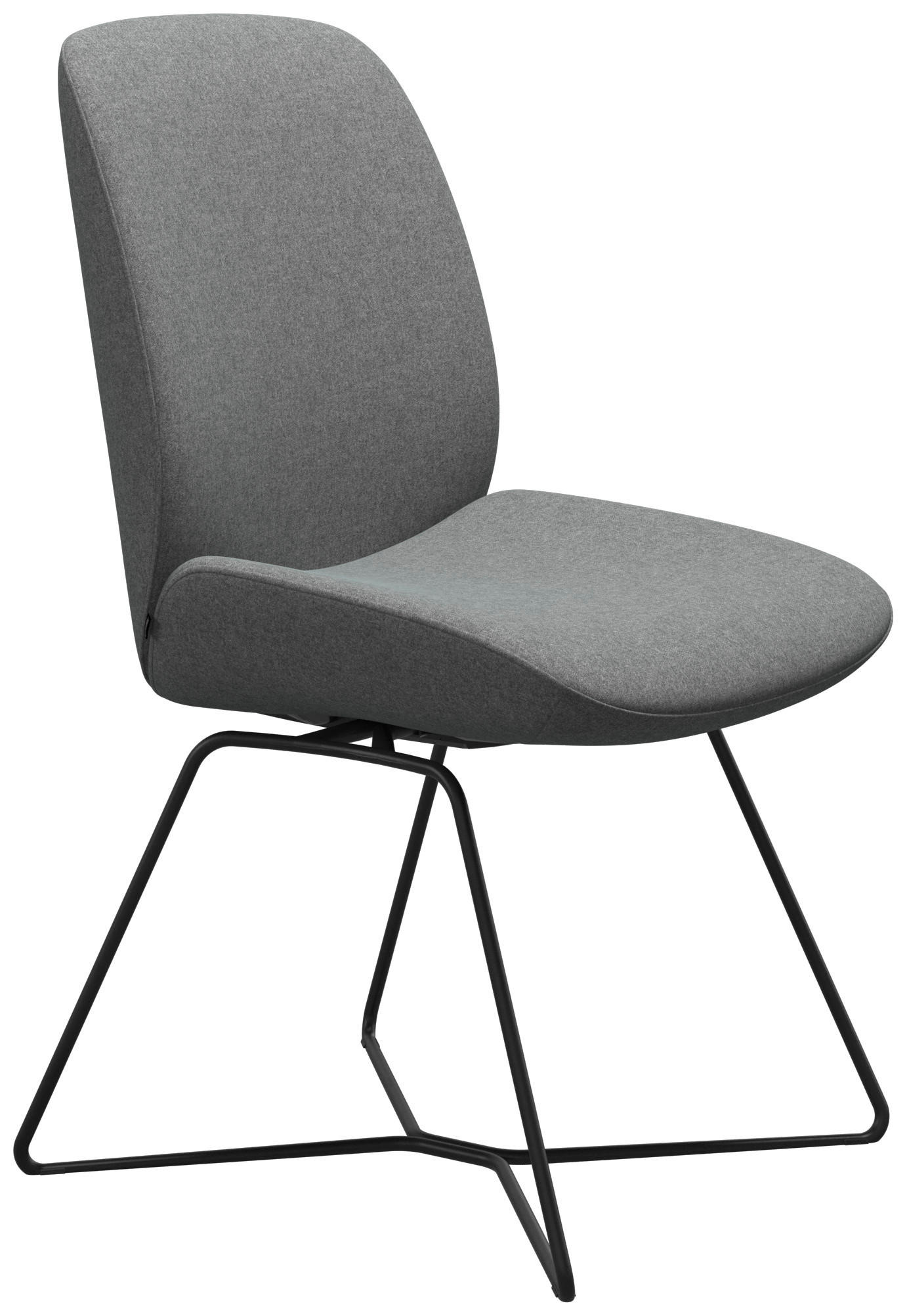 STUHL - Grau, MODERN, Textil/Metall (50/91/59cm) - Stressless