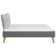 BETT 140/200 cm  in Grau  - Wildeiche/Grau, Design, Holz/Holzwerkstoff (140/200cm) - Carryhome
