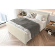 BOXSPRINGBETT 180/200 cm  in Beige  - Beige/Schwarz, KONVENTIONELL, Textil/Metall (180/200cm) - Carryhome