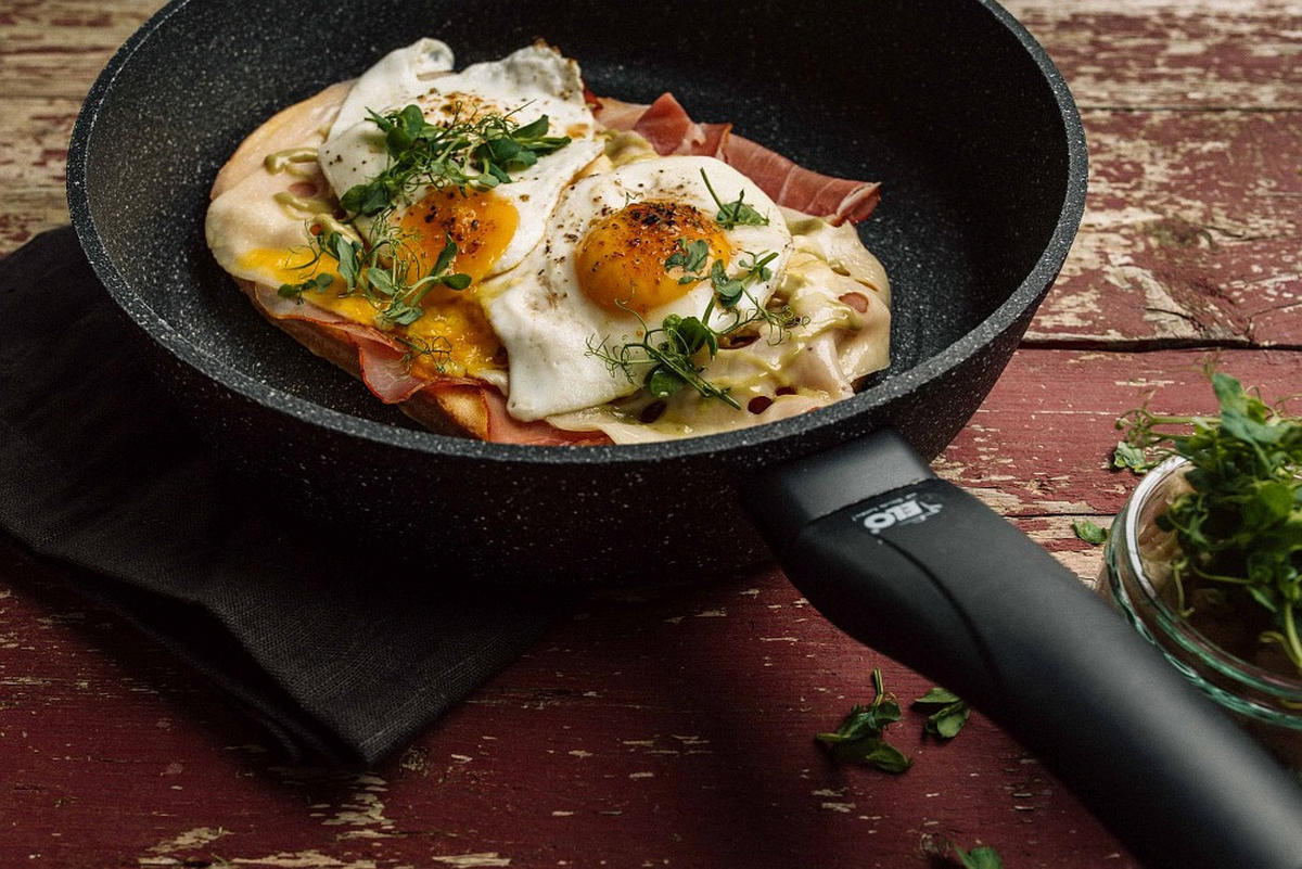 BRATPFANNE Granit Solution 20 cm  - Basics, Metall (20cm) - ELO