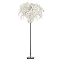 STEHLEUCHTE 70/180 cm    - Chromfarben/Weiß, Trend, Kunststoff/Metall (70/180cm)