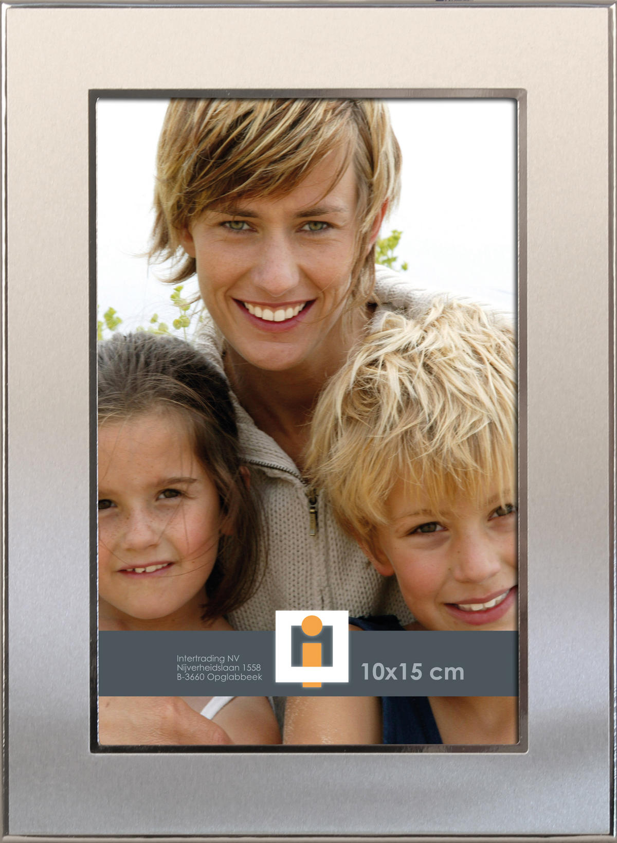 BILDERRAHMEN - Silberfarben, Basics, Glas/Metall (18.5/13.5/1.5cm)
