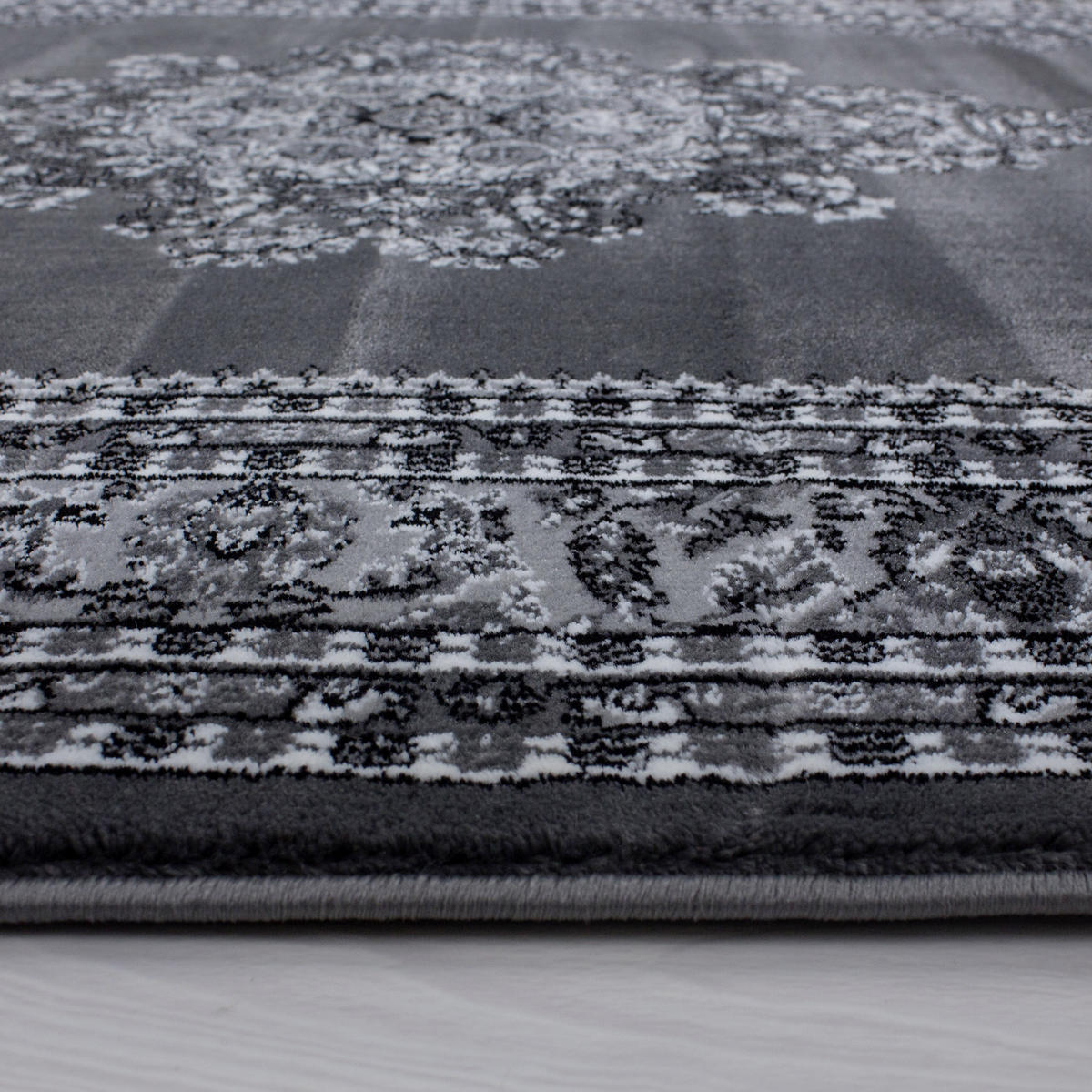 WEBTEPPICH 160/230 cm Marrakesh Grau, Schwarz  - Schwarz/Grau, KONVENTIONELL, Textil (160/230cm) - Novel