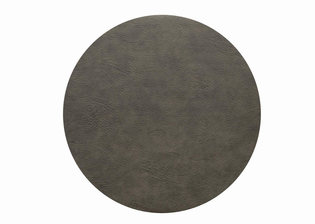 TISCHSET Vegan Leather Kunststoff Braun 38 cm  - Braun, Basics, Kunststoff (38cm) - ASA