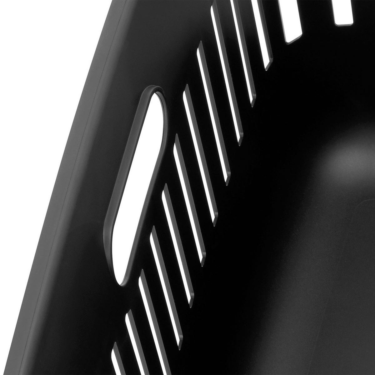 KOŠARA ZA PERILO - črna, Basics, umetna masa (58,7/38,7/27cm) - Brabantia