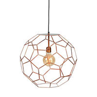 HÄNGELEUCHTE Marrakesh 34/34/250 cm   - Kupferfarben, Basics, Metall (34/34/250cm) - It's about Romi