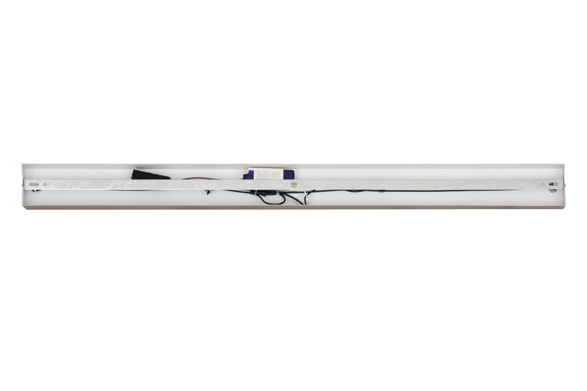LED-HÄNGELEUCHTE 114/15/150 cm    - Weiss, Design, Glas/Metall (114/15/150cm) - Novel