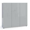 SCHUHSCHRANK Grau  - Schwarz/Grau, Design, Holzwerkstoff/Kunststoff (120/115/34cm) - Xora