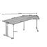 SCHREIBTISCH - Silberfarben/Weiß, KONVENTIONELL, Holzwerkstoff/Metall (113/210cm) SCHREIBTISCH - Silberfarben/Weiß, KONVENTIONELL, Holzwerkstoff/Metall (113/210cm)