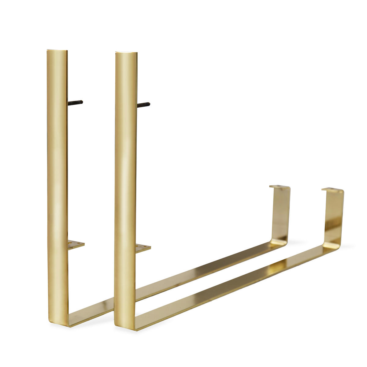 ECKSOFA  in Velours Beige  264/264 cm  - Beige/Goldfarben, KONVENTIONELL, Textil/Metall (264/264cm) - Carryhome