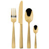 BESTECKSET 24-teilig Edelstahl  - Goldfarben, Basics, Metall - Sambonet