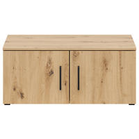 AUFSATZSCHRANK 80/35/40 cm  in  - Schwarz/Eiche Artisan, MODERN, Holzwerkstoff/Kunststoff (80/35/40cm) - Carryhome