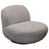 SESSEL in Webstoff Grau  - Schwarz/Grau, Modern, Textil/Metall (85/70/99cm) - MID.YOU