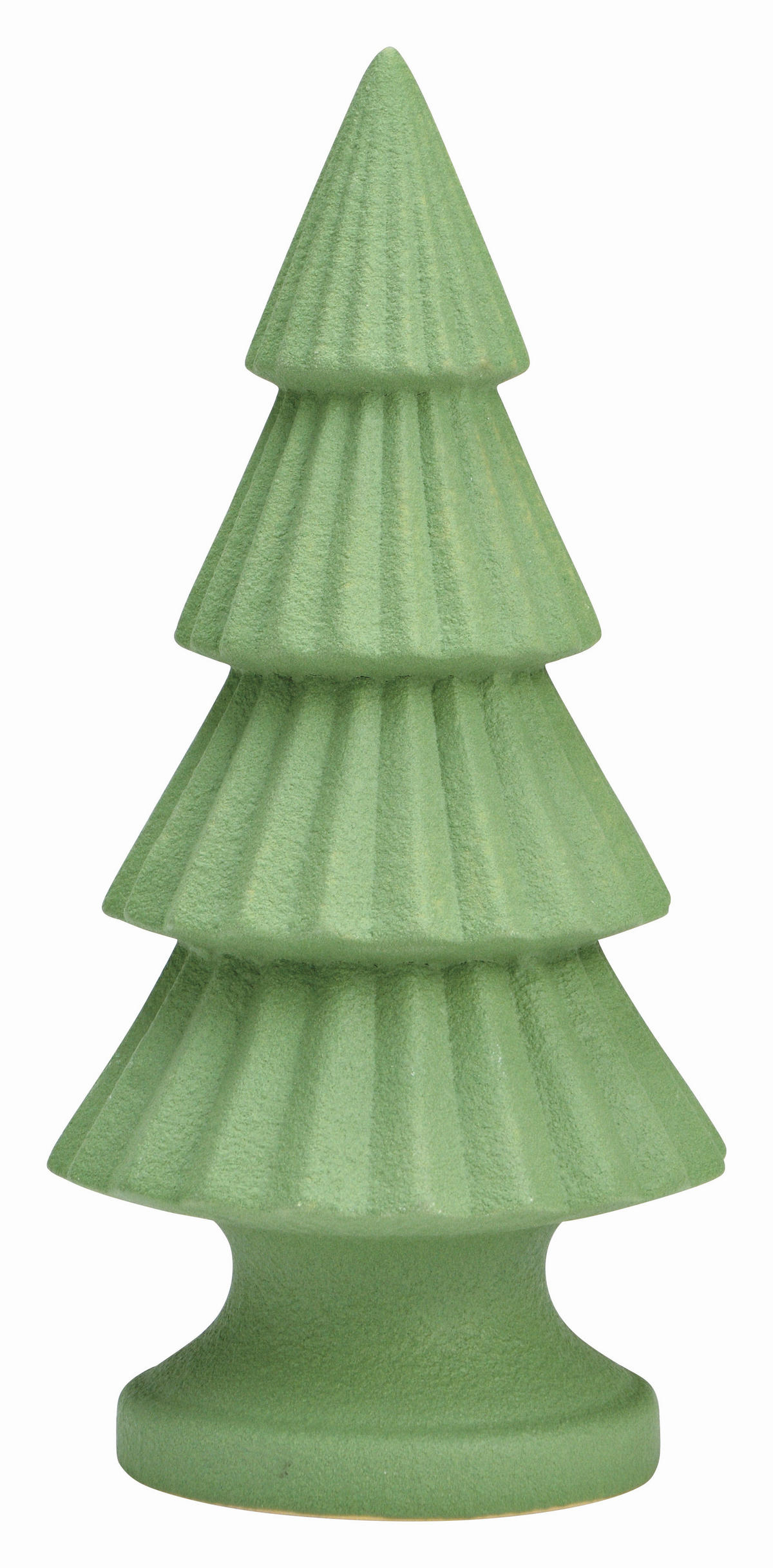 DEKOBAUM  - Grün, Basics, Keramik (10,0/21,5/10,0cm) - X-Mas