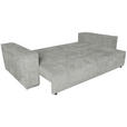 BIGSOFA Flachgewebe Naturfarben  - Chromfarben/Naturfarben, KONVENTIONELL, Textil/Metall (256/68/122cm) - Carryhome