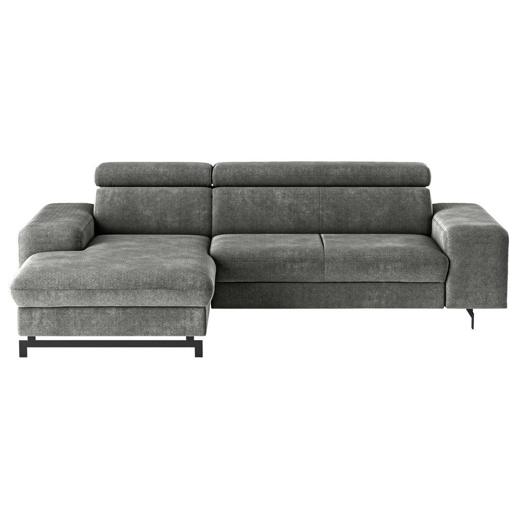 Ecksofa mit Bettkasten Emma Grau 165x267 cm