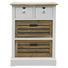 KOMMODE Pinie, Tanne furniert, teilmassiv Braun, Weiß - Braun/Weiß, Design, Holz (51/67,5/33cm) - Landscape