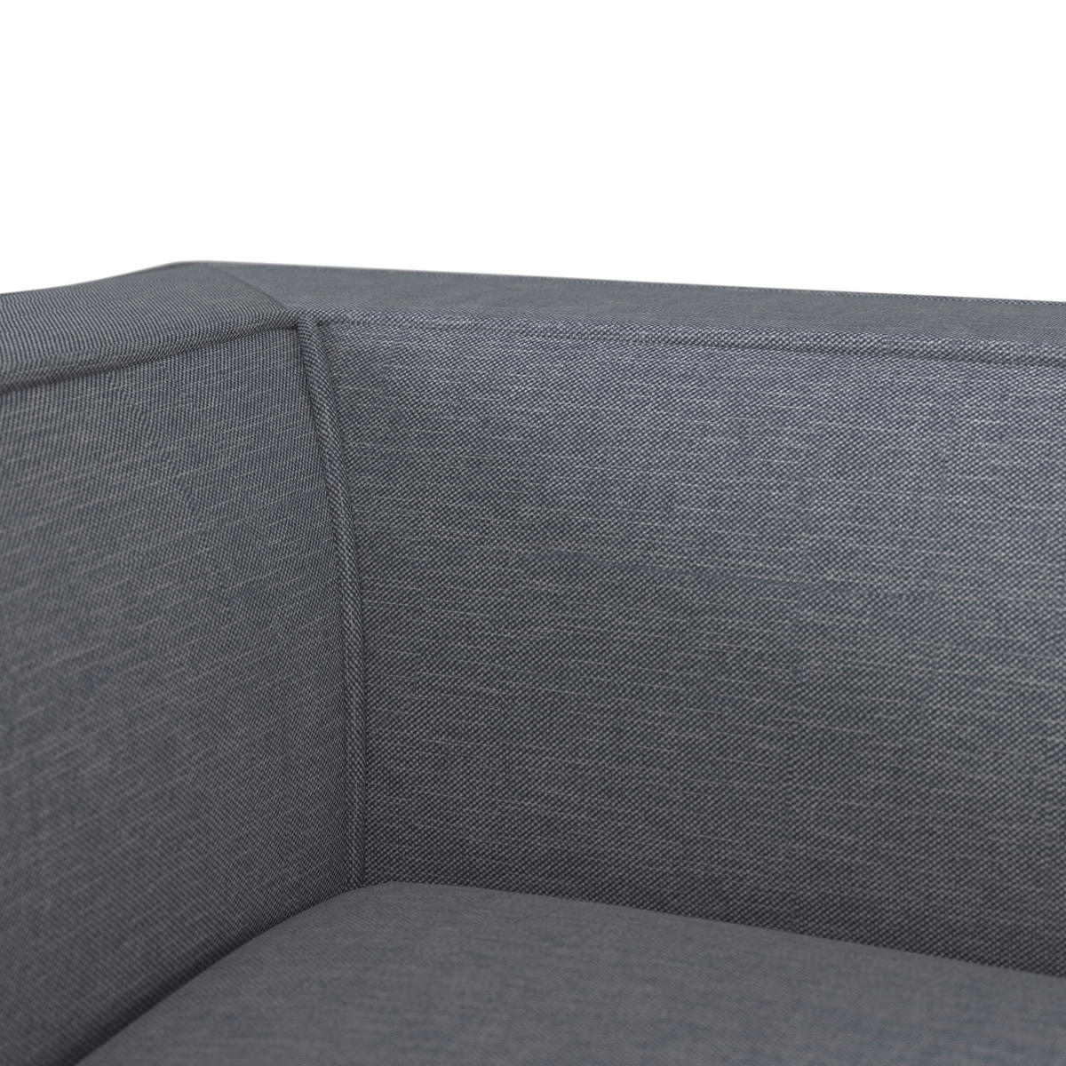 Outdoorsofa 268/69/238 cm Stahl  - Dunkelgrau, MODERN, Textil/Metall (268/69/238cm) - Ambia Garden