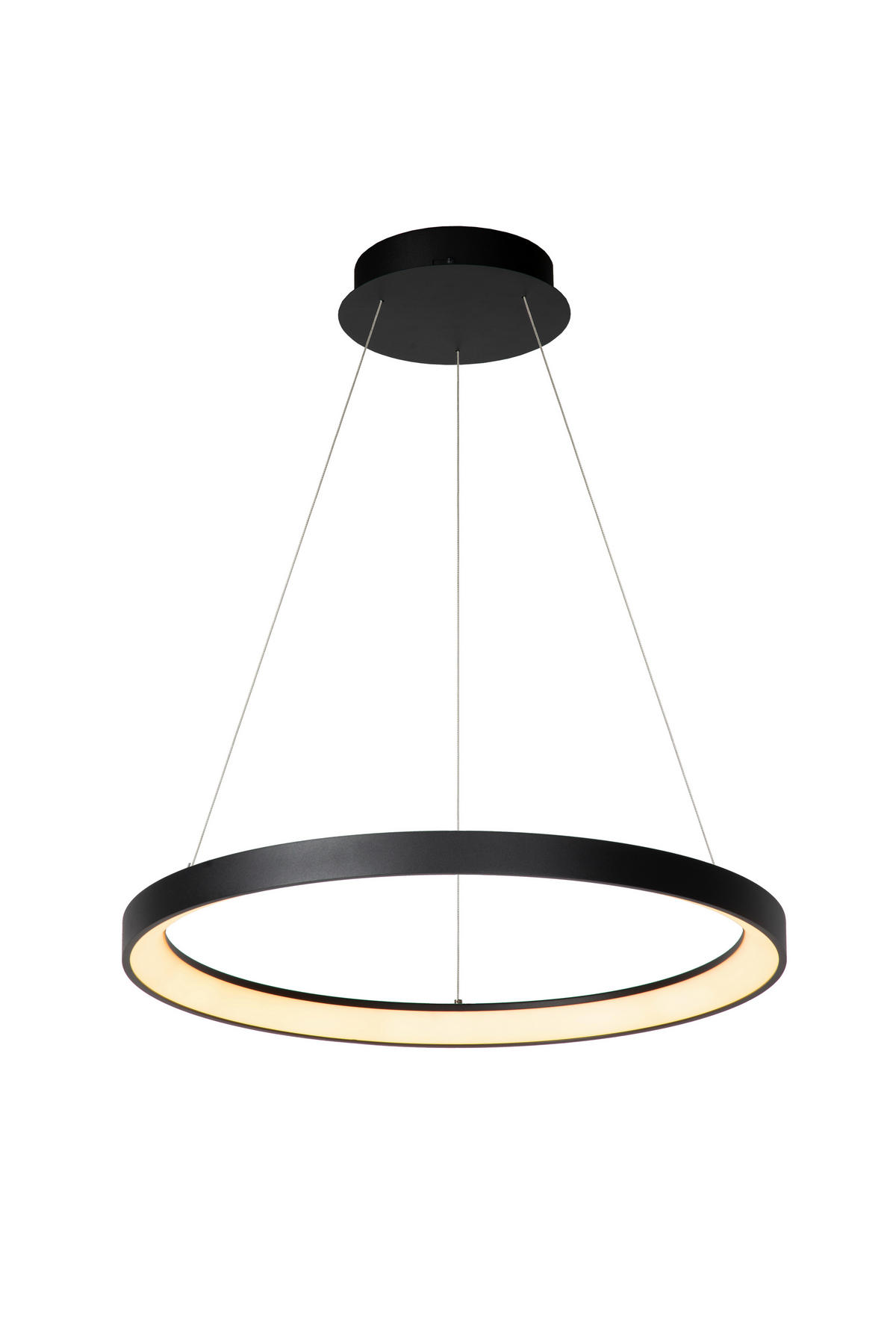 LED-HÄNGELEUCHTE Vidal 58/58/150 cm   - Schwarz, Design (58/58/150cm) - Lucide