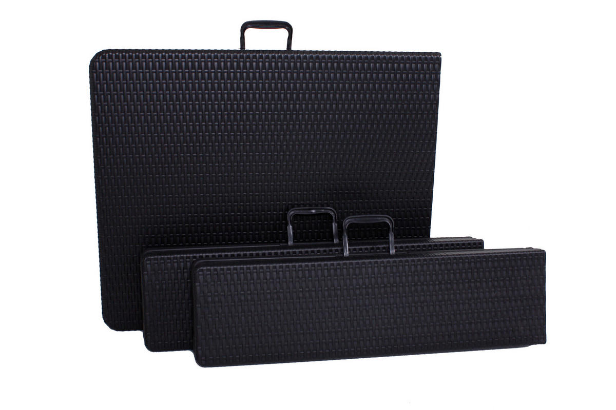 ZAHRADNÍ SOUPRAVA 3dílné, kov, plast - černá, Basics, kov/plast (180/75/73cm) - Gardenson