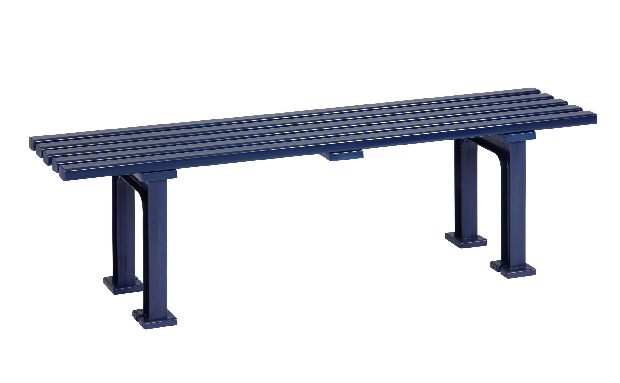 GARTENBANK 150/42/37 cm   - Blau, Basics, Kunststoff (150/42/37cm) - Modante