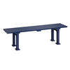 GARTENBANK 150/42/37 cm   - Blau, Basics, Kunststoff (150/42/37cm) - Modante