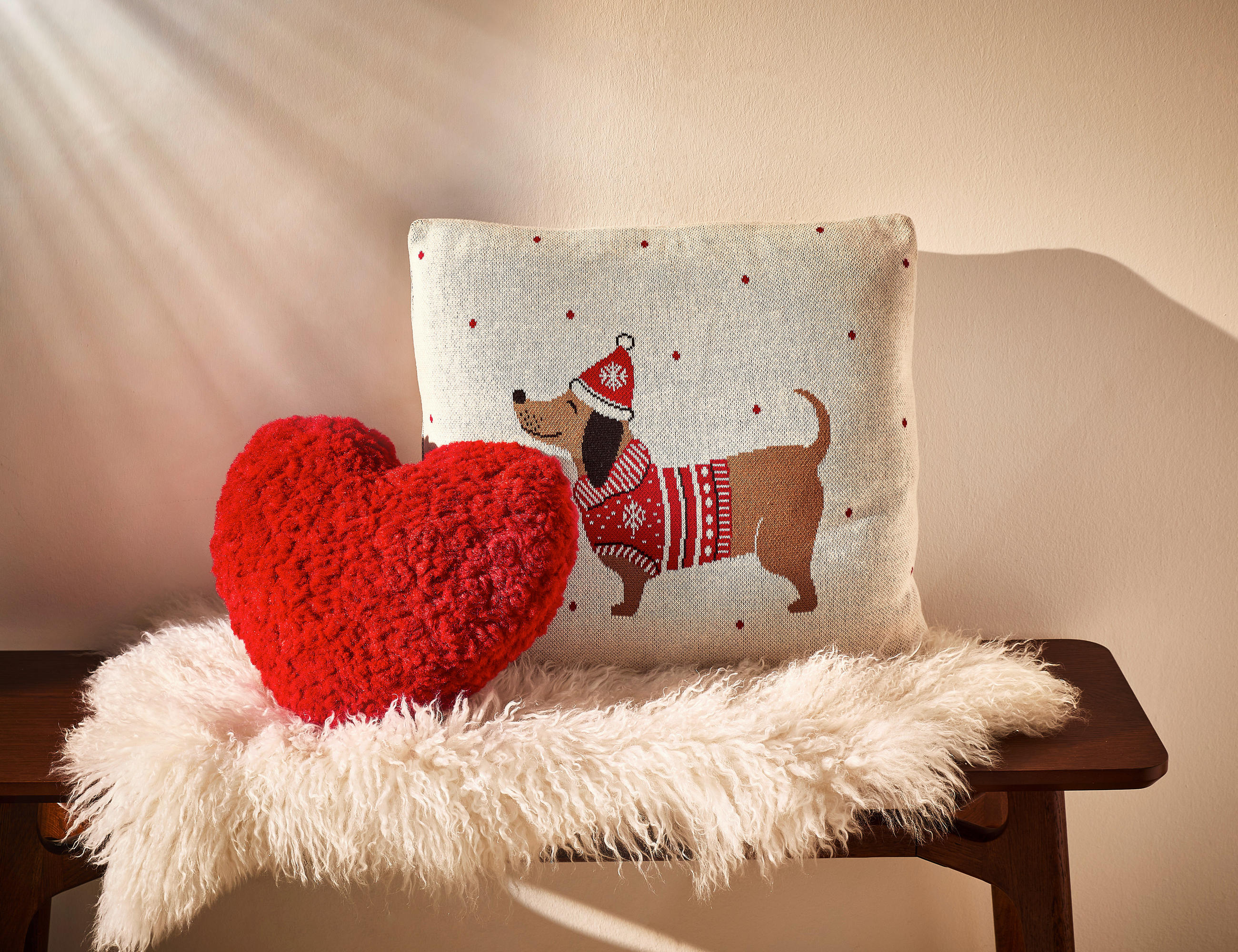 ZIERKISSEN  - Naturfarben, LIFESTYLE, Textil (50/50cm) - X-Mas