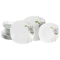 SERVIS Square Orchidee 18 delar  - multicolor, Trend, keramik - Creatable