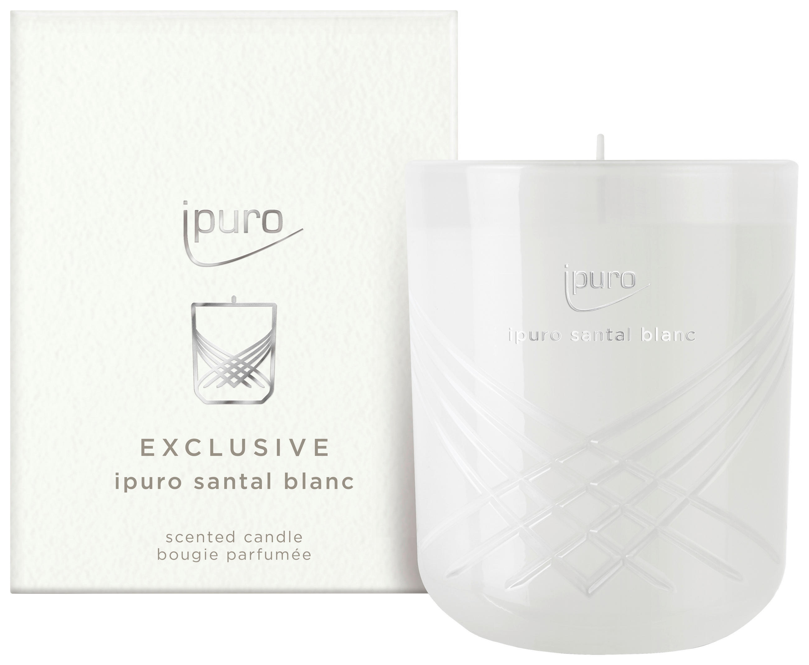 KERZE IM GLAS - Weiß, Basics, Glas (9/9/11,5cm) - Ipuro