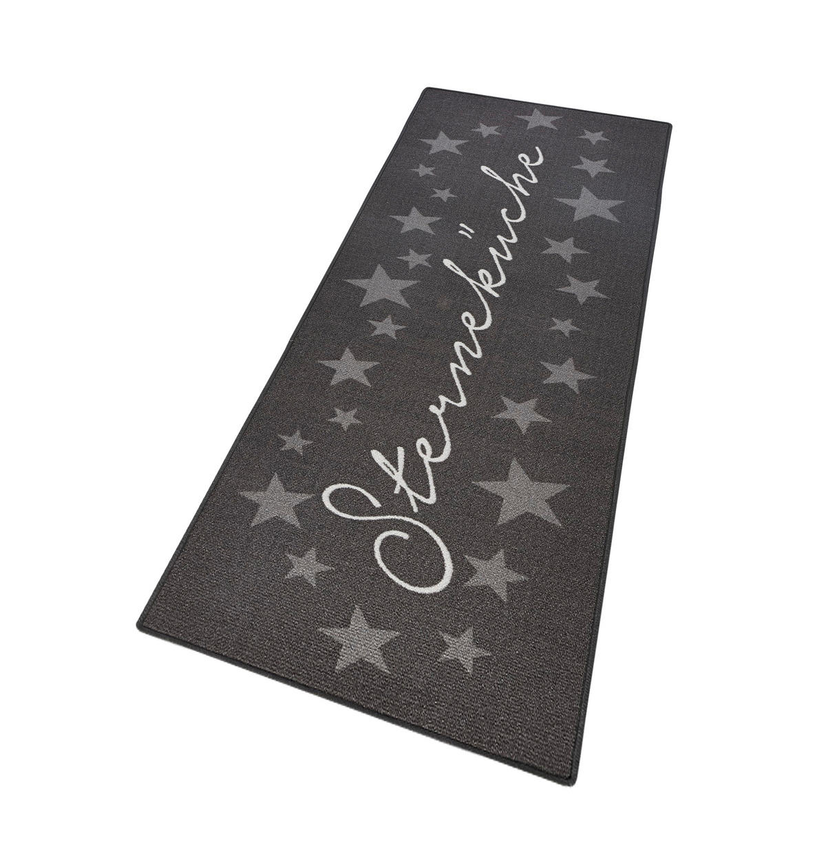 Sehenswert: Küchenläufer (rech 67/180 cm Loop Dunkelgrau, Weiß  - Dunkelgrau/Weiß, Design, Kunststoff/Textil (67/180cm) - Hanse Home