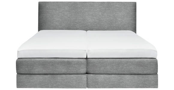 BOXSPRINGBETT 200/200 cm  in Grau  - Grau, KONVENTIONELL, Holz/Textil (200/200cm) - Dieter Knoll