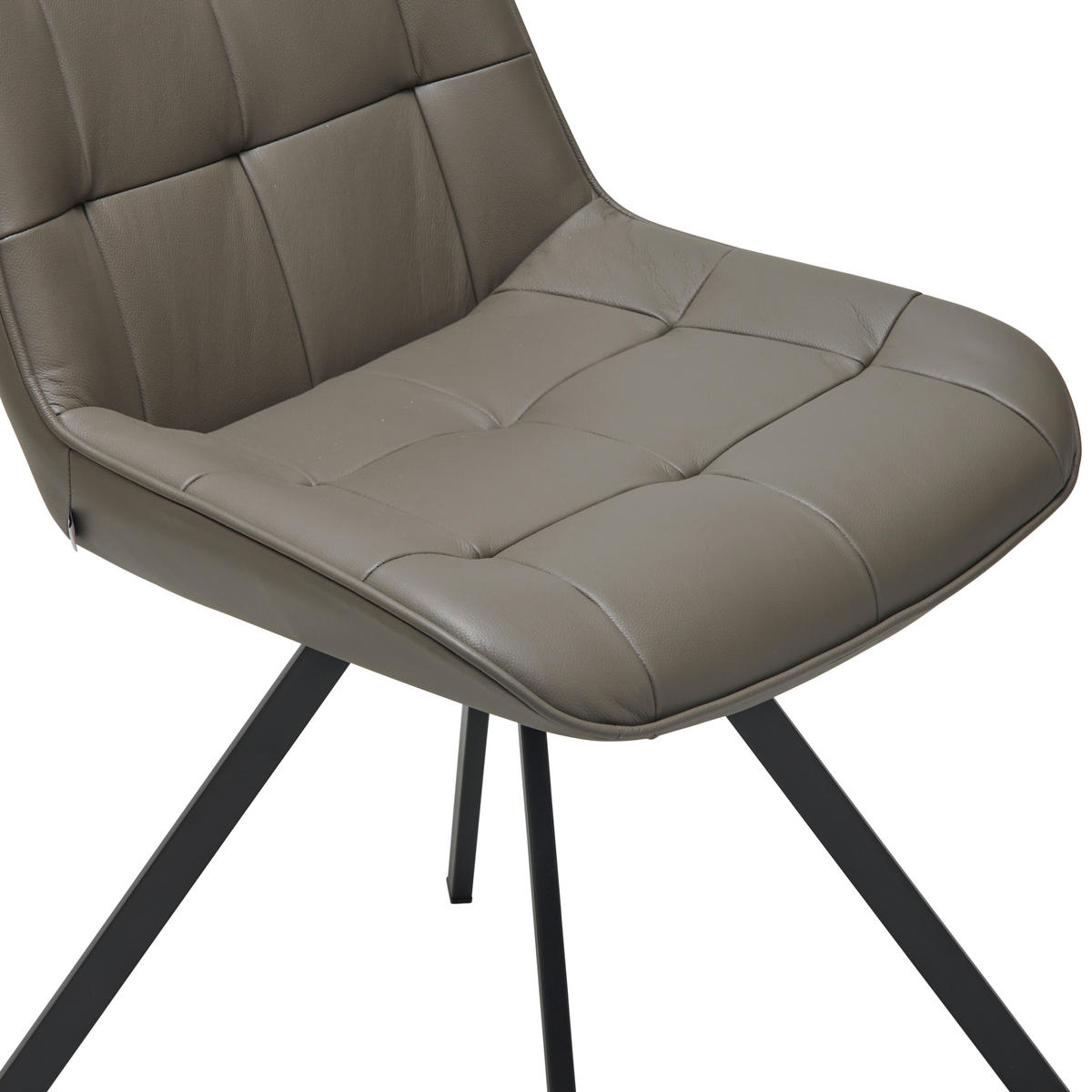 ŽIDLE, hnědá - černá/hnědá, Design, kov/kůže (56/86/60cm) - Livetastic