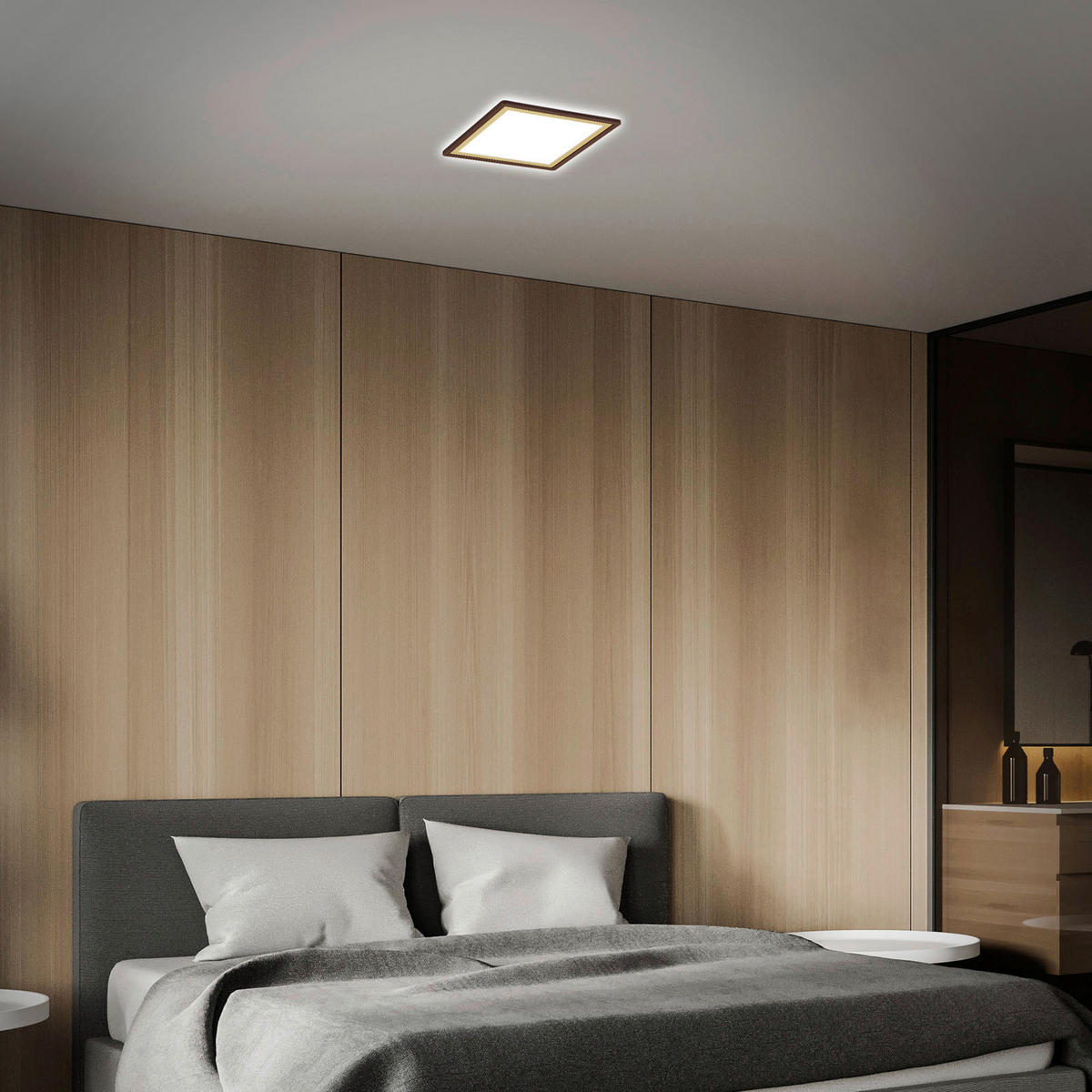 LED-PANEL   //4000 K// - rjava, Basics, umetna masa (29,3/29,3/2,8cm)