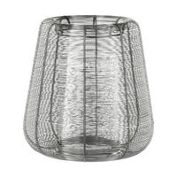 WINDLICHT - Silberfarben, LIFESTYLE, Glas/Metall (28/29cm)