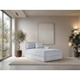 BIGSOFA Cord Hellgrau  - Hellgrau/Schwarz, MODERN, Kunststoff/Textil (117/93/190cm) - Carryhome