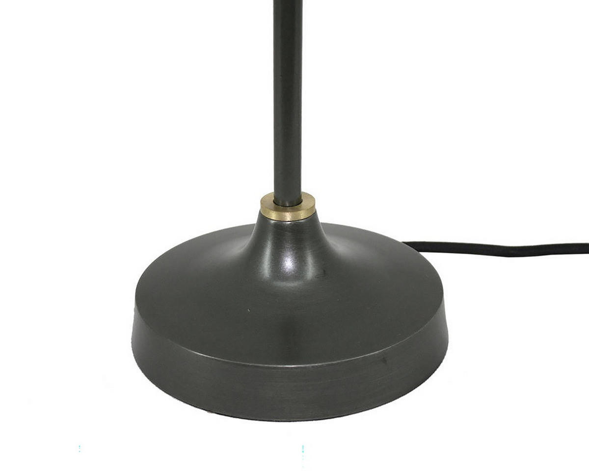 TISCHLEUCHTE - Goldfarben/Schwarz, Trend, Metall (36/15/29cm) - Kayoom