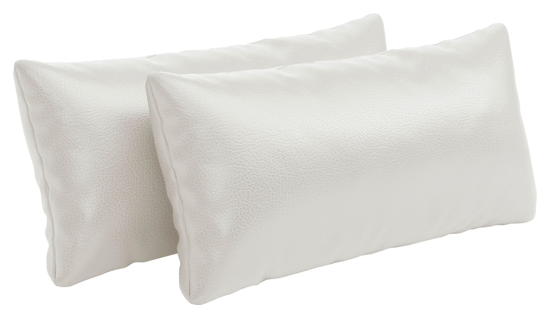 NIERENKISSEN - Weiss, Konventionell, Leder (65/25cm) - Sit & More