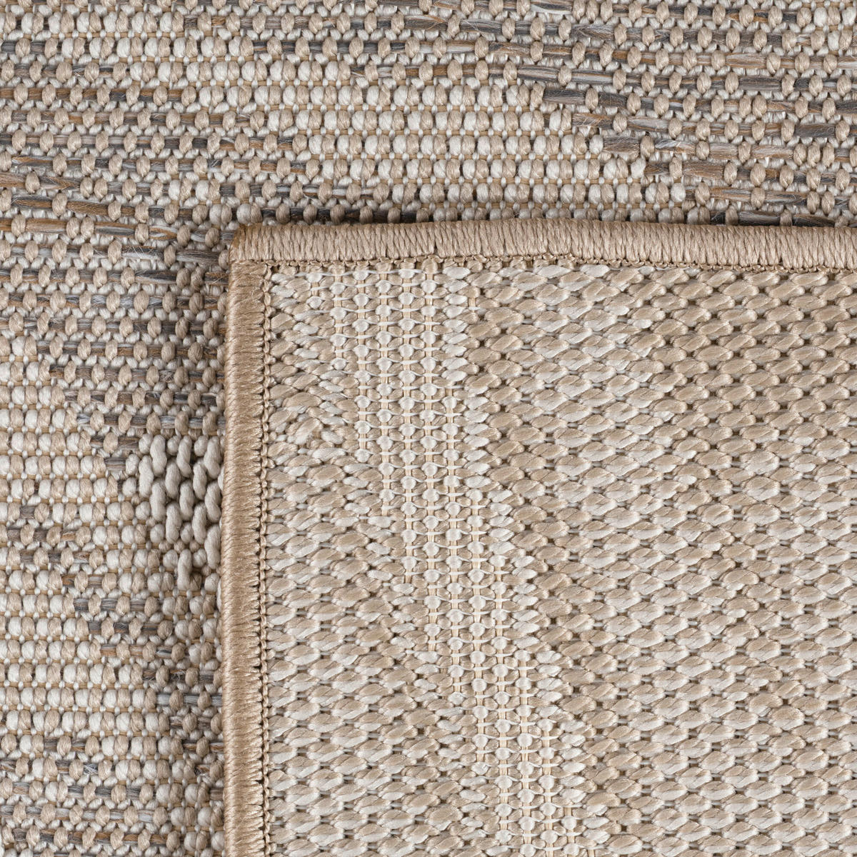 OUTDOORTEPPICH  Wohnzimmer 200 cm Desert Beige rund  - Beige, Design, Textil (200cm) - Ayyildiz 