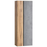 Dulap Înalt 65/180/35 cm  - gri deschis/stejar Wotan, Modern, material pe bază de lemn (65/180/35cm) - Held