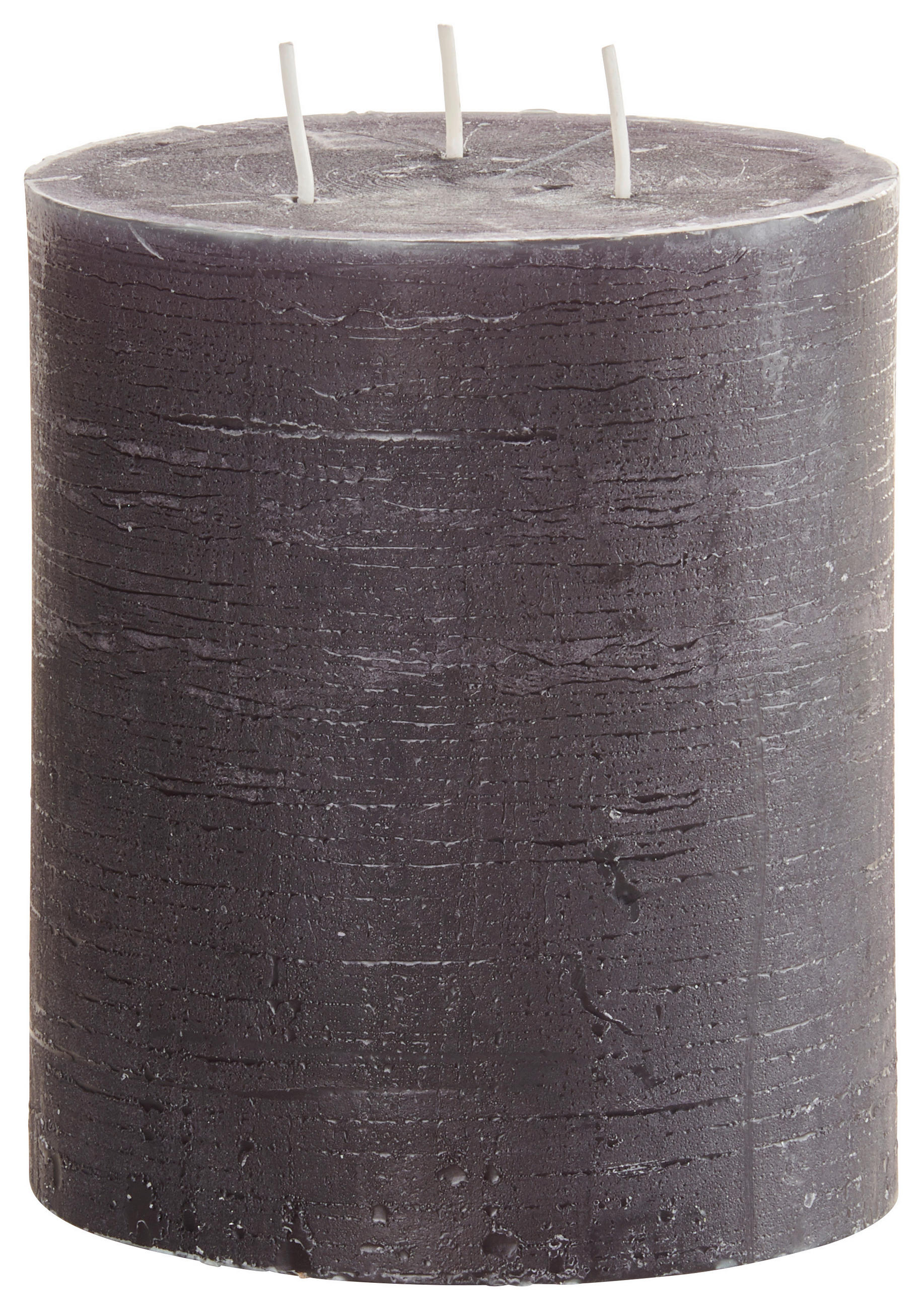DREIDOCHTKERZE 12/14 cm  - Anthrazit, Basics (12/14cm) - Steinhart