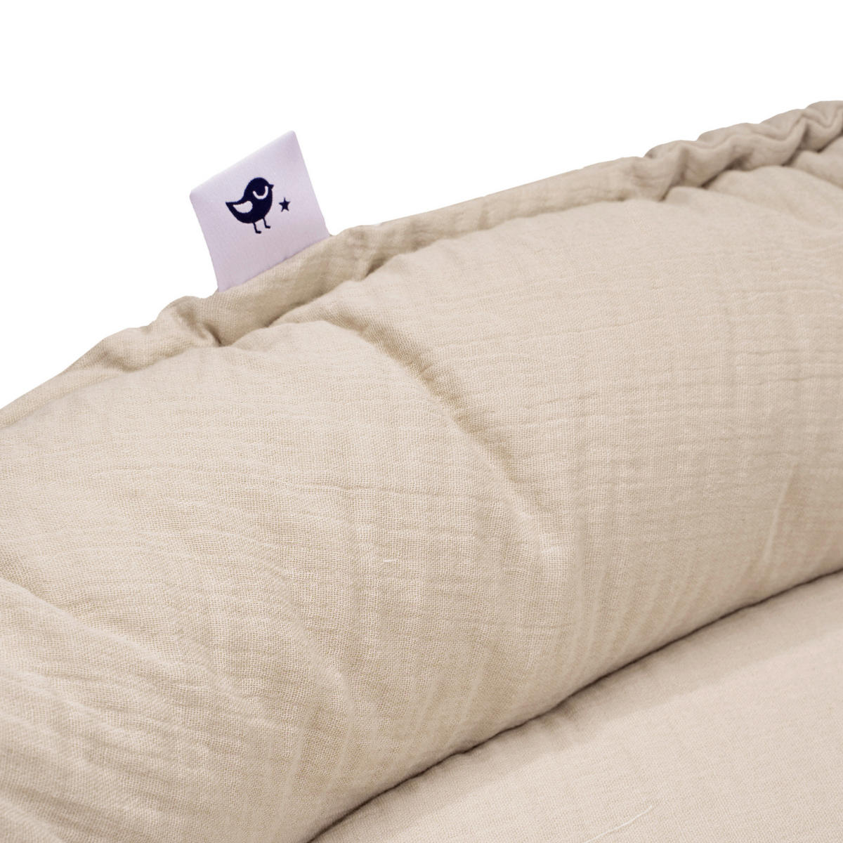 KUSCHELNEST Musselin    - Sandfarben, Basics (55/10/80cm) - Zöllner