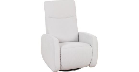 FERNSEHSESSEL in Textil Hellgrau - Hellgrau, Design, Textil (76/114/94cm) - Hom`in
