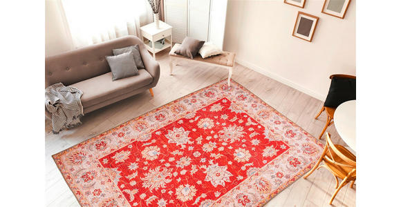 FLACHWEBETEPPICH 75/150 cm Faye 625 Rot Rot  - Rot, Basics, Textil (75/150cm) - Novel