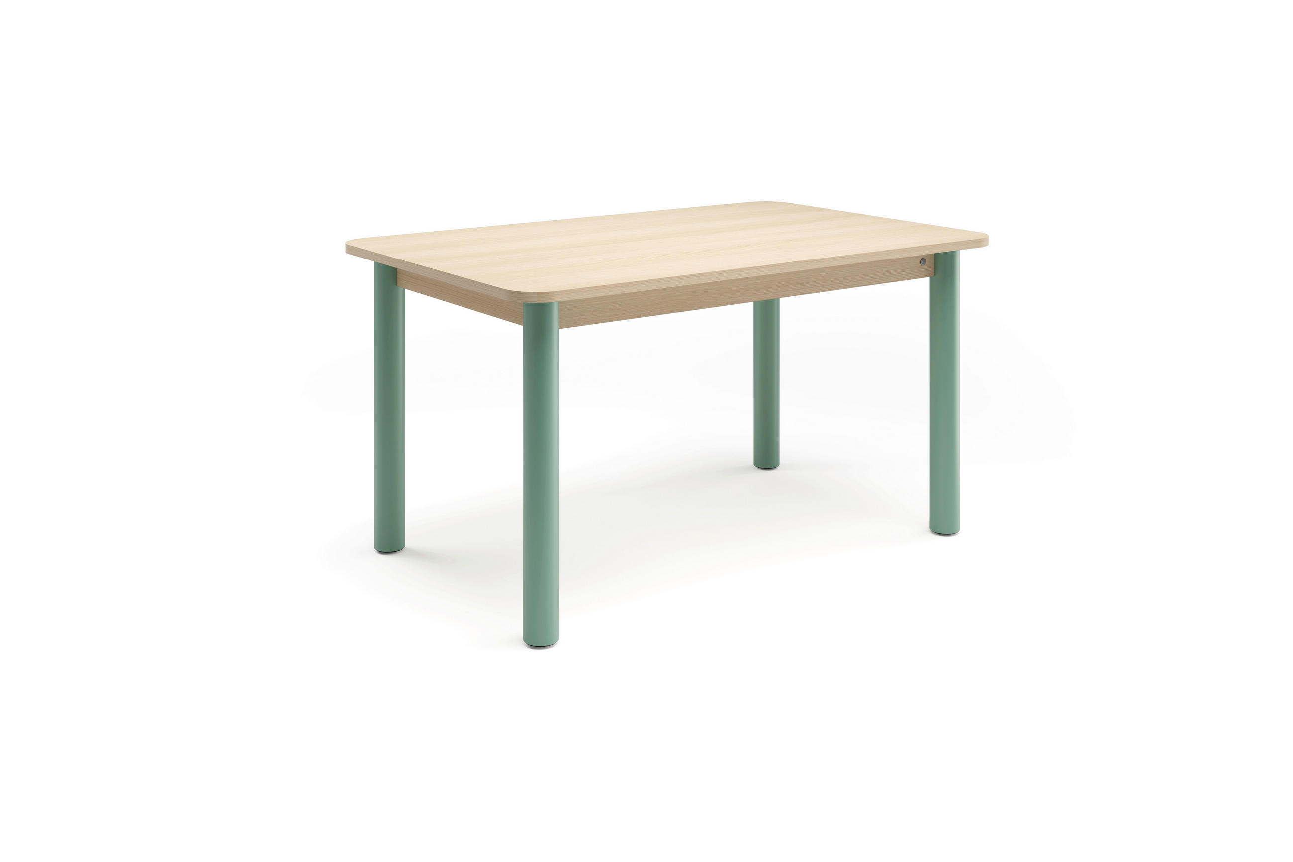 ESSTISCH in Metall, Holzwerkstoff 140/90/76 cm   - Hellbraun/Salbeigrün, Natur, Holzwerkstoff/Metall (140/90/76cm) - Tom Tailor