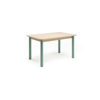 ESSTISCH in Metall, Holzwerkstoff 140/90/76 cm   - Hellbraun/Salbeigrün, Natur, Holzwerkstoff/Metall (140/90/76cm) - Tom Tailor