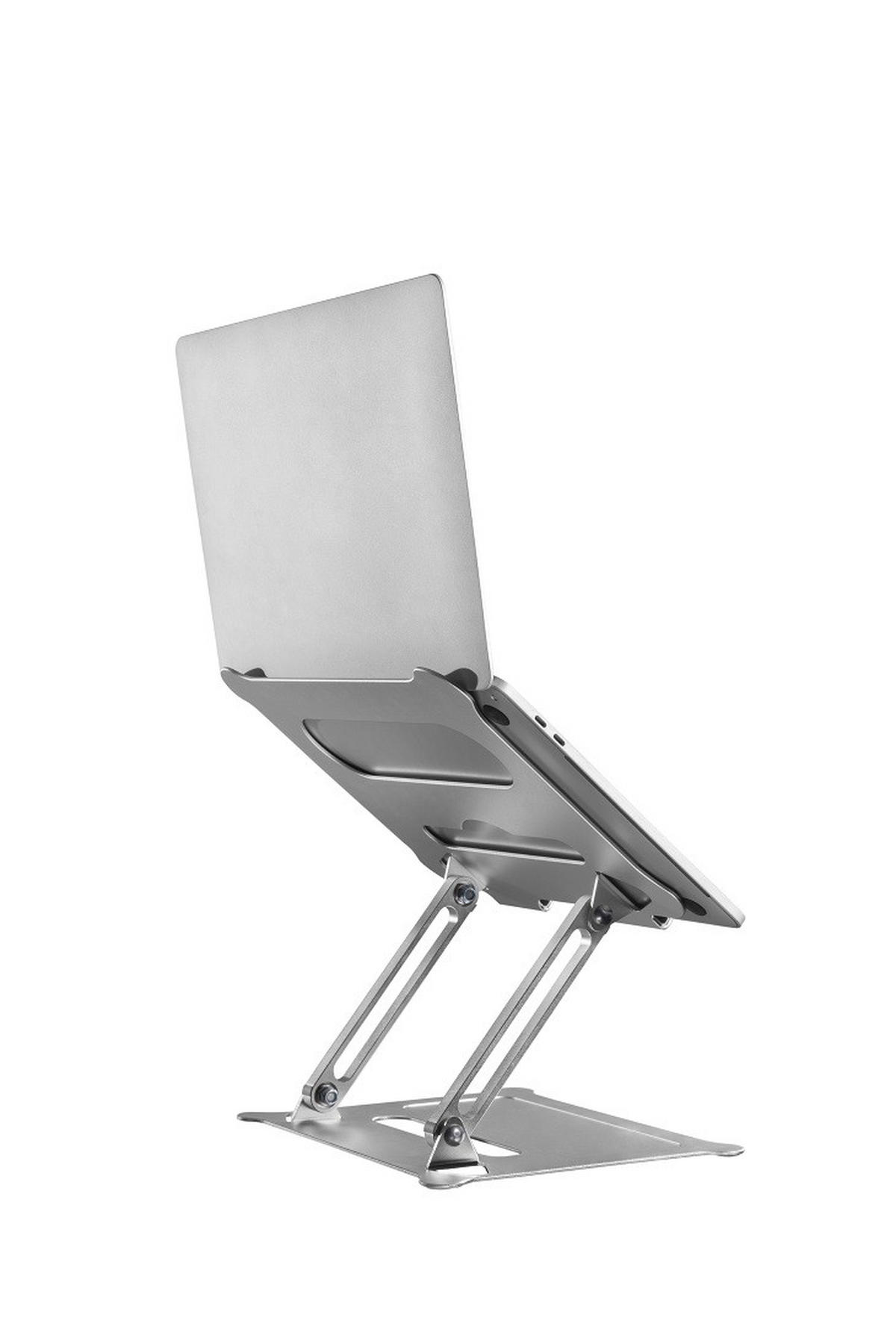 LAPTOP-HALTERUNG Metall Alufarben  - Alufarben, Design, Metall (26,5/16/23cm) - Boxxx